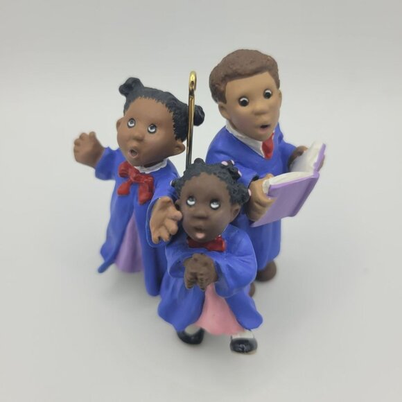 Hallmark Keepsake Praise The Day Ornament Black African Choir Sing 1999 Small - Picture 1 of 11